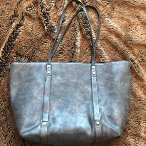 Grey Tote w/detachable inside satchel